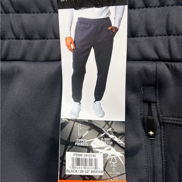 NEW Spyder Active Black Gray Sweatpants Joggers XXL - Picture 5 of 12